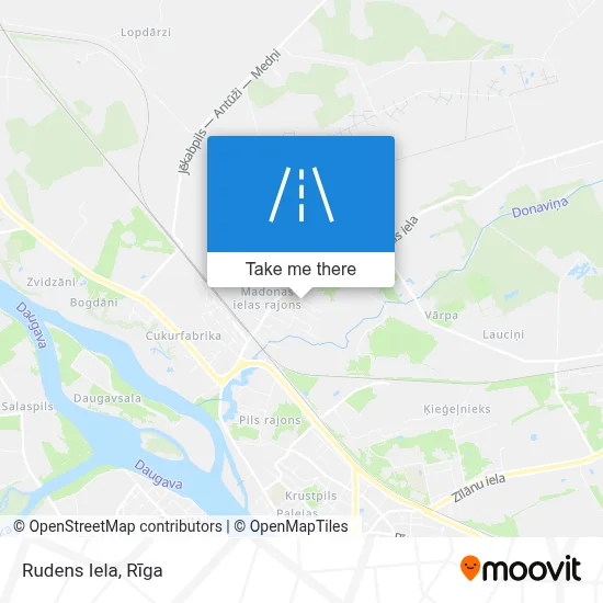 Rudens Iela map