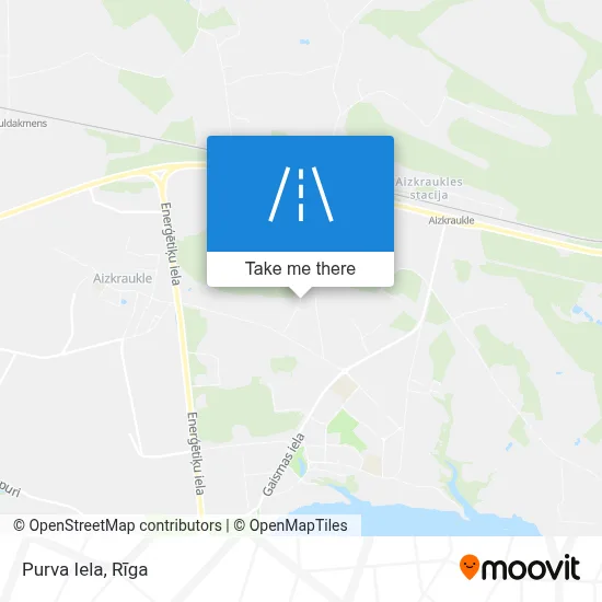 Purva Iela map