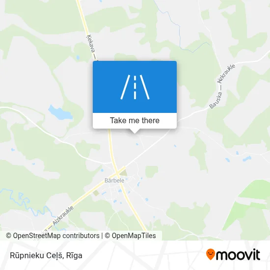 Rūpnieku Ceļš map