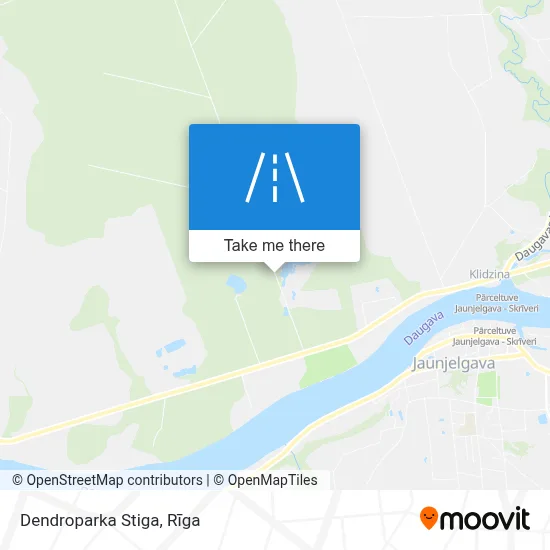 Dendroparka Stiga map
