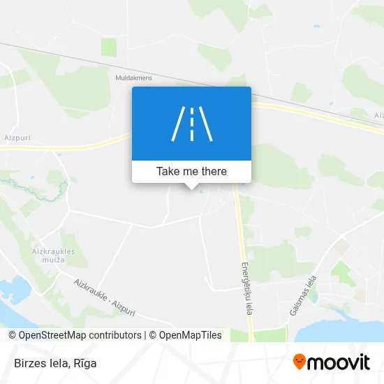 Birzes Iela map