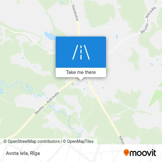 Avota Iela map