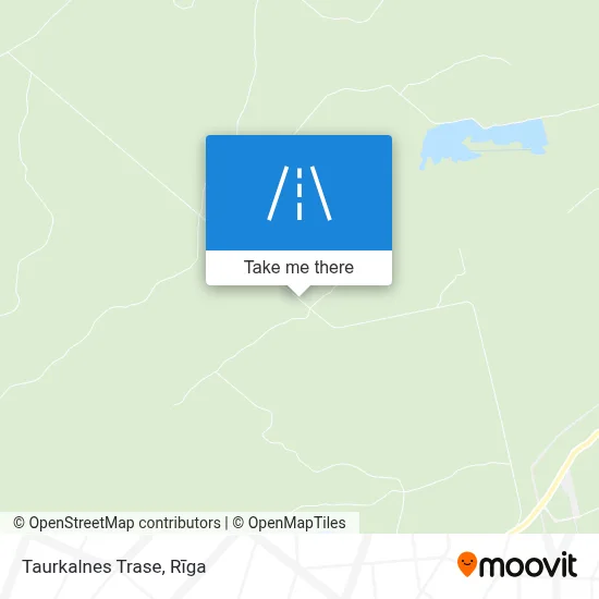 Taurkalnes Trase map