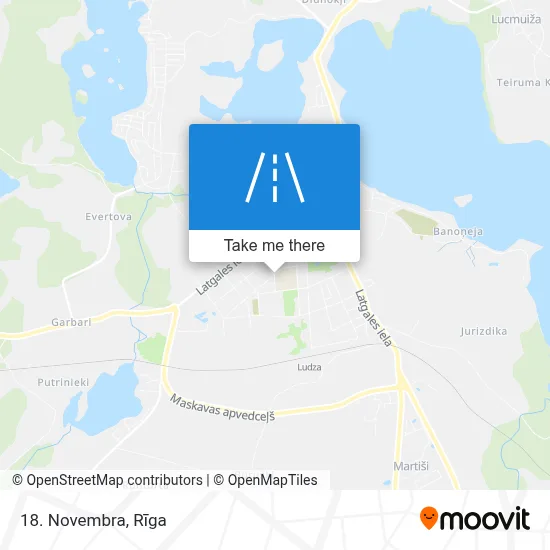 18. Novembra map