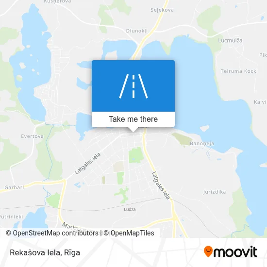 Rekašova Iela map