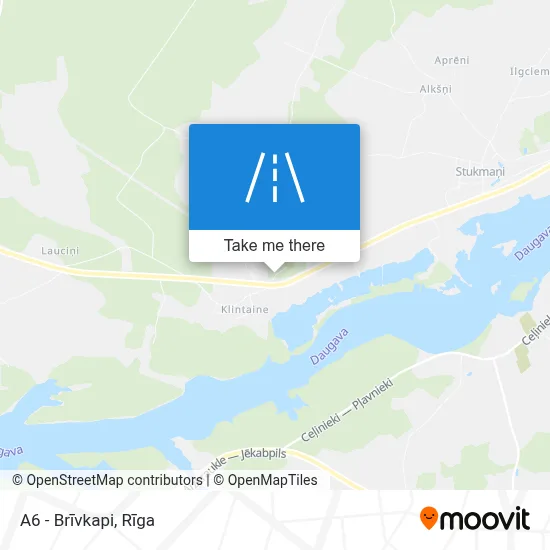 A6 - Brīvkapi map