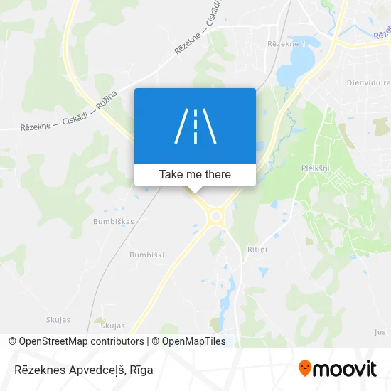 Rēzeknes Apvedceļš map