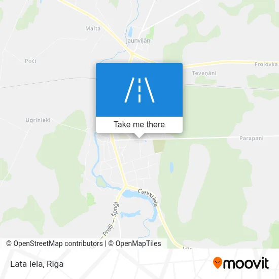 Lata Iela map