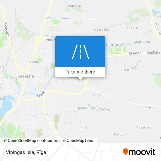 Vipingas Iela map