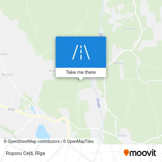 Roporu Ceļš map