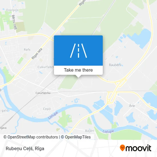 Rubeņu Ceļš map
