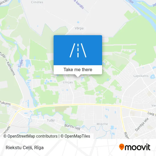 Riekstu Ceļš map