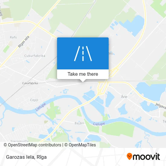 Garozas Iela map