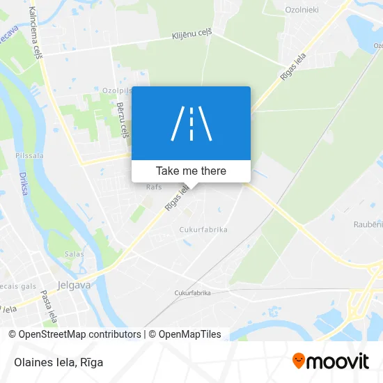 Olaines Iela map