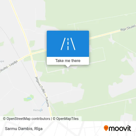 Sarmu Dambis map