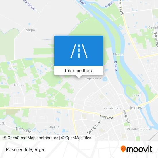Rosmes Iela map
