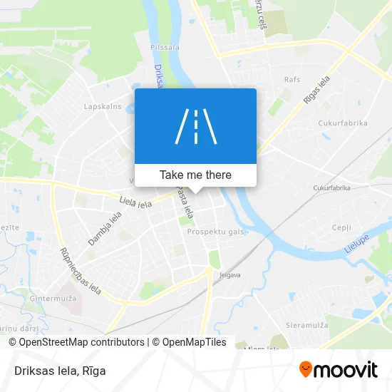 Driksas Iela map