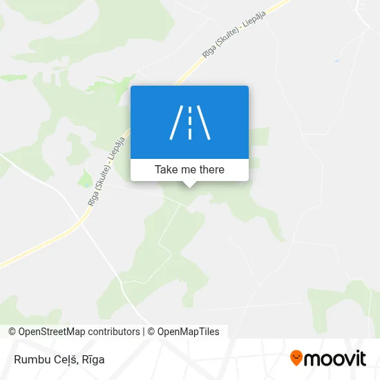 Rumbu Ceļš map