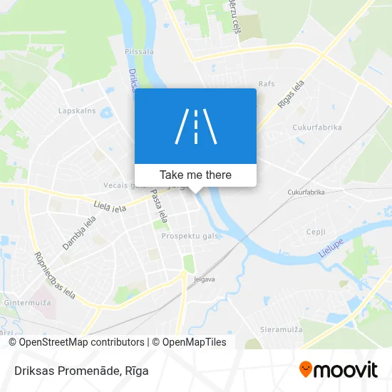 Driksas Promenāde map