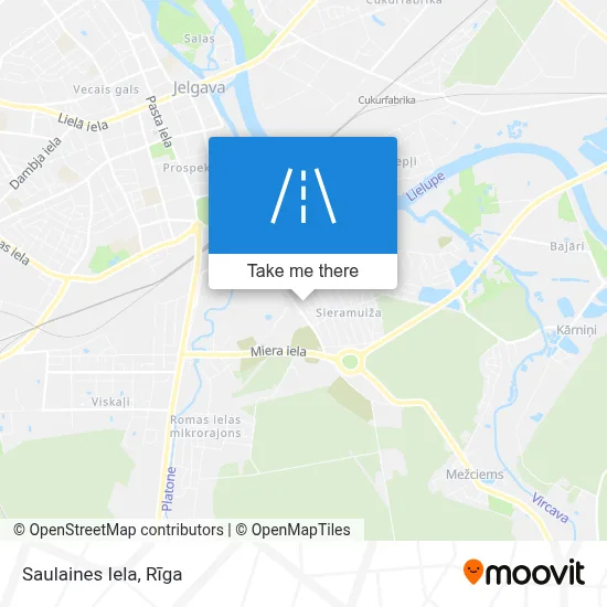 Saulaines Iela map