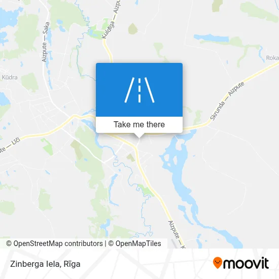 Zinberga Iela map