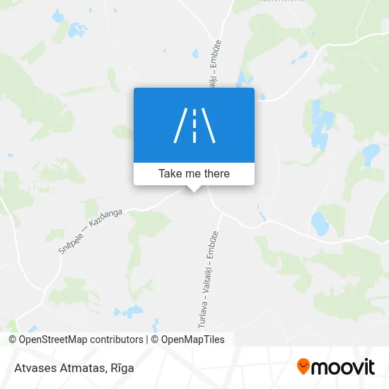Atvases Atmatas map