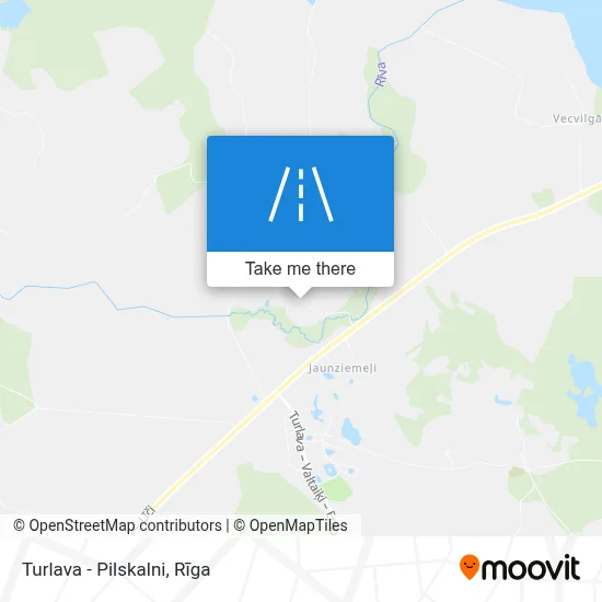 Turlava - Pilskalni map