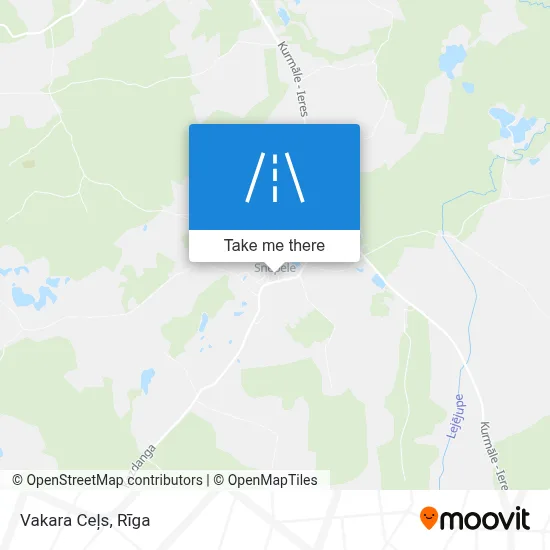 Vakara Ceļs map