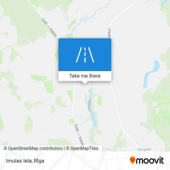Imulas Iela map