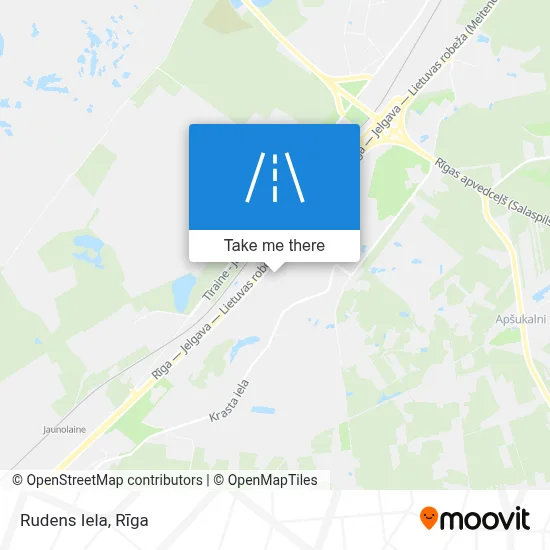 Rudens Iela map
