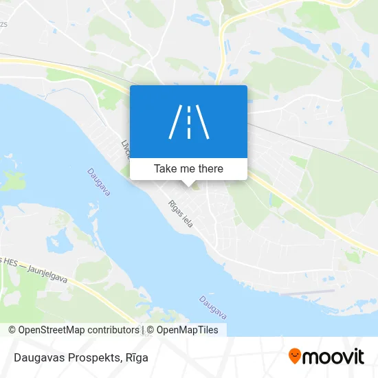 Daugavas Prospekts map
