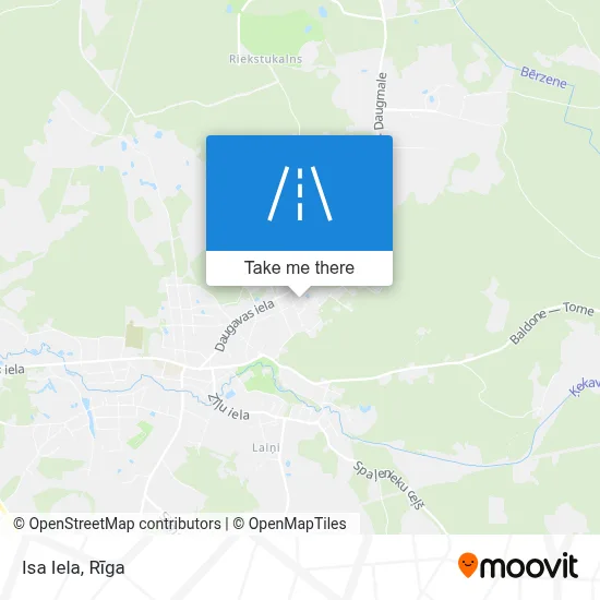 Isa Iela map