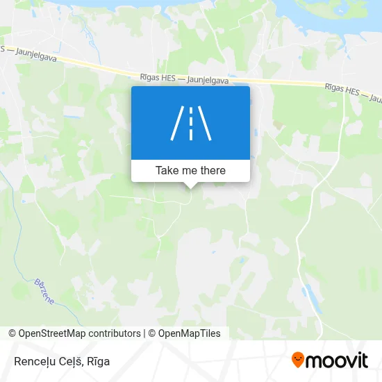 Renceļu Ceļš map