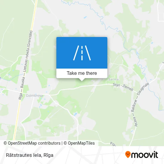 Rātstrautes Iela map