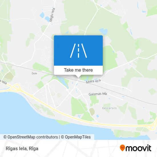 Rīgas Iela map