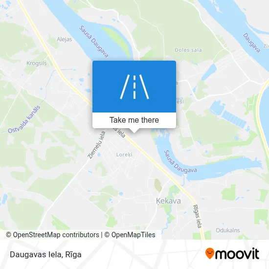 Daugavas Iela map