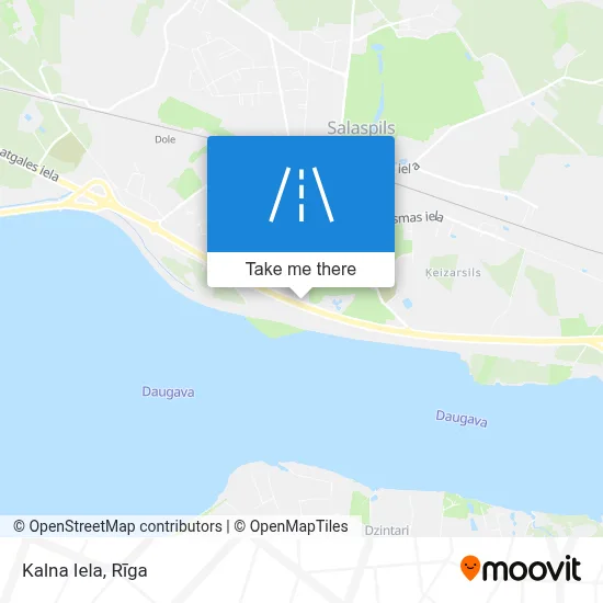 Kalna Iela map