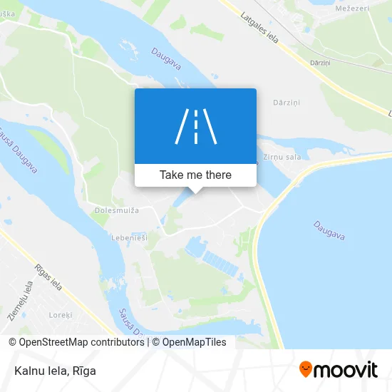 Kalnu Iela map