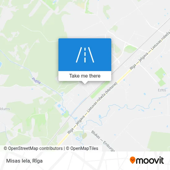Misas Iela map