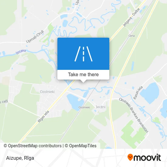 Aizupe map