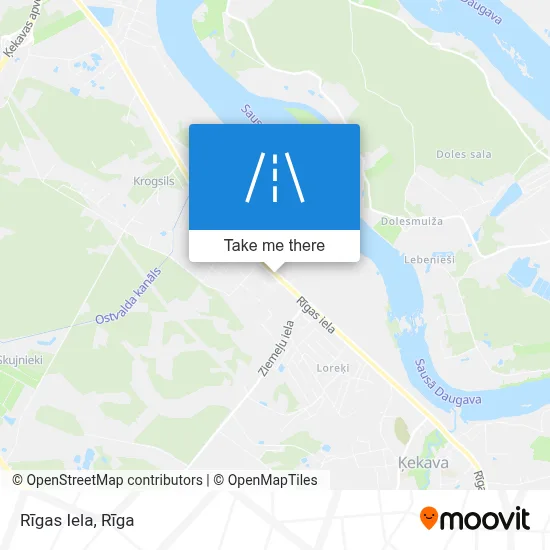 Rīgas Iela map