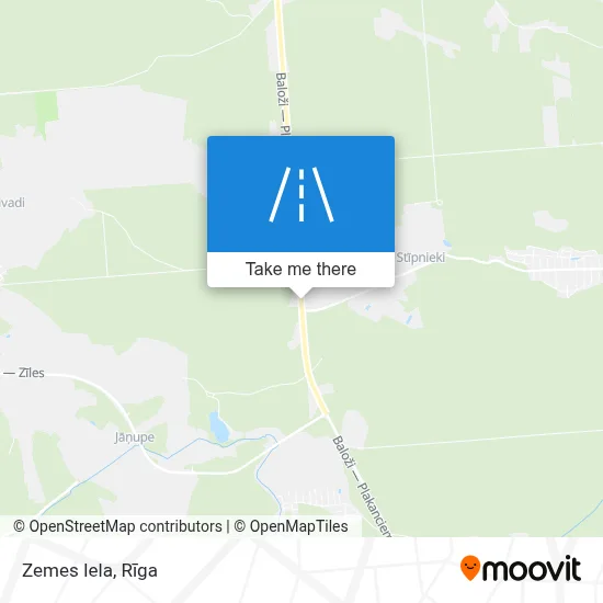 Zemes Iela map
