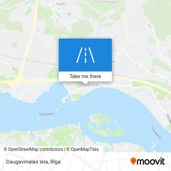 Daugavmalas Iela map