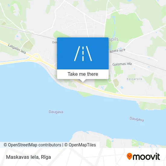 Maskavas Iela map