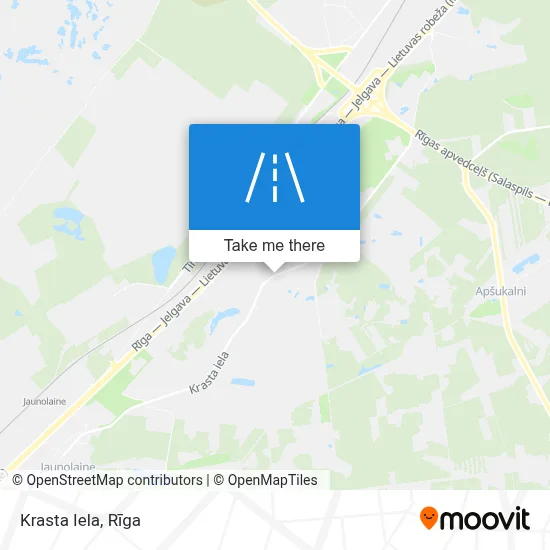 Krasta Iela map