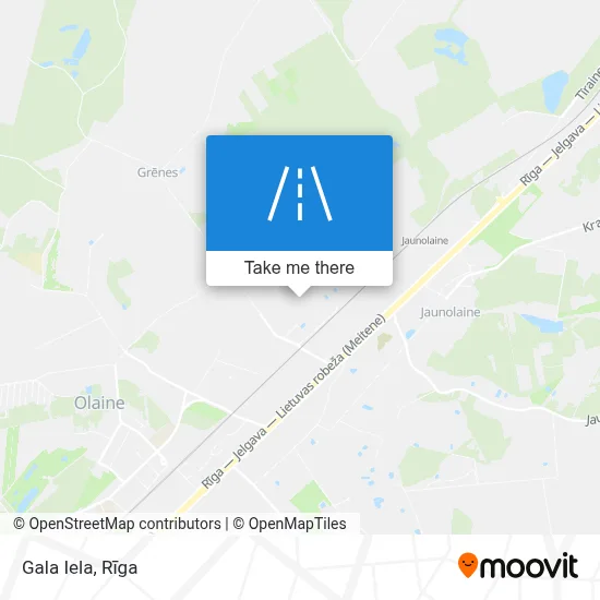 Gala Iela map