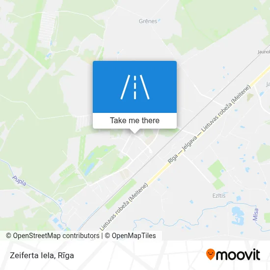 Zeiferta Iela map