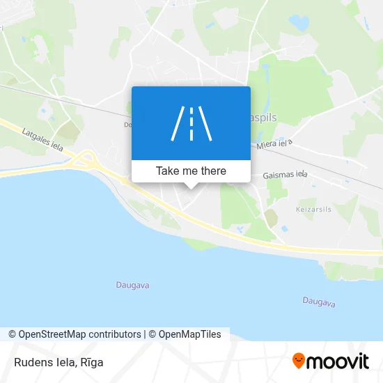 Rudens Iela map