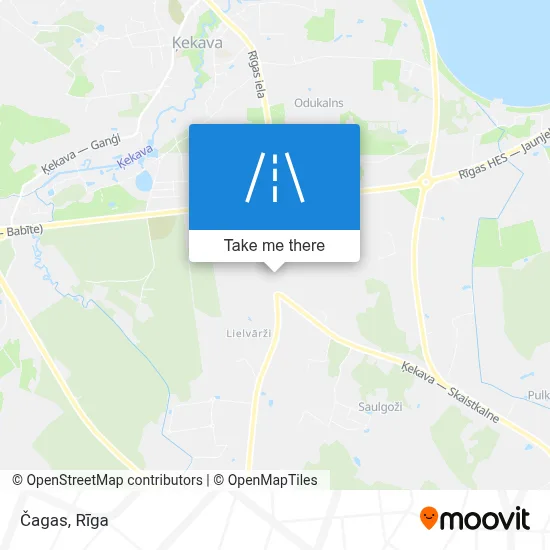 Čagas map