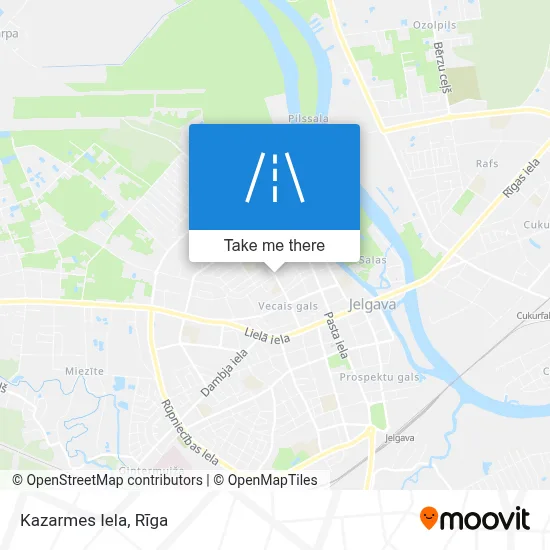 Kazarmes Iela map